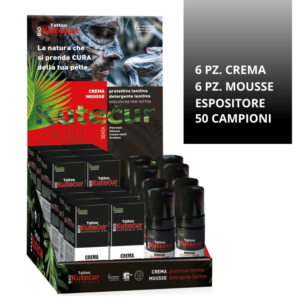 Kit Plus | 6 Creme 6 Mousse Espositore e 50 Campioncini